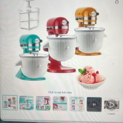 Ice Cream Maker Attachment  For Kitchenaid Stand Mixer