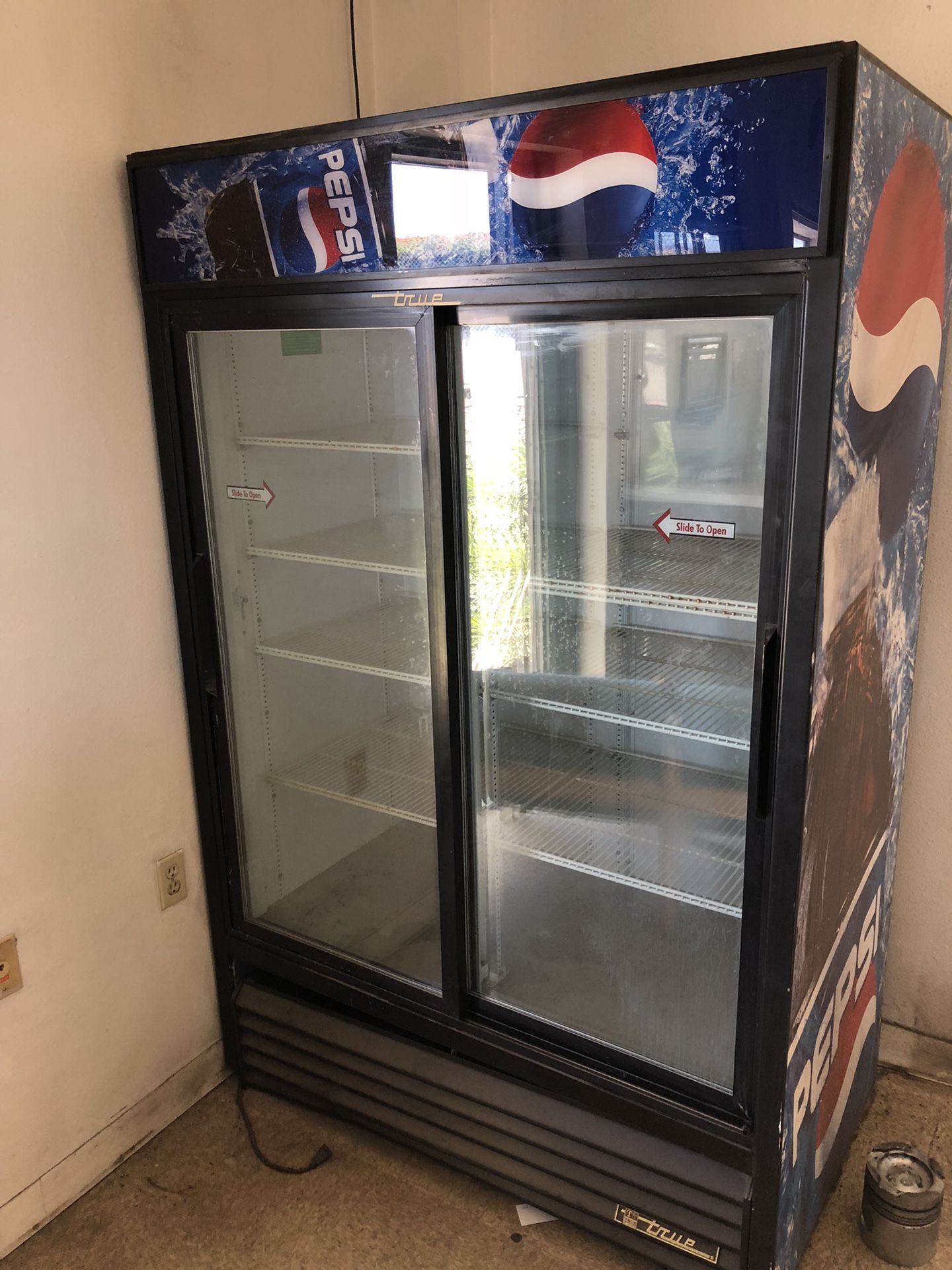 Pepsi refrigerator old school fridge