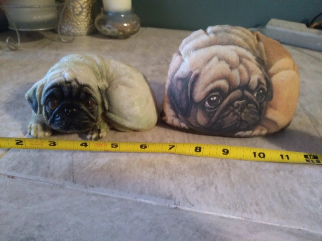 Pug Paperweight/collective Decor Bundle
