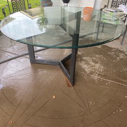 Glass table