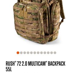 Rush 72 2.0 Multicam Backpack 