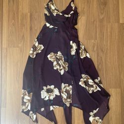 Purple/Plum Floral Dress