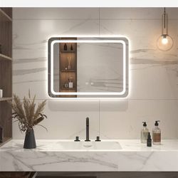 Wall Mounted Bathroom Vanity LED Mirror