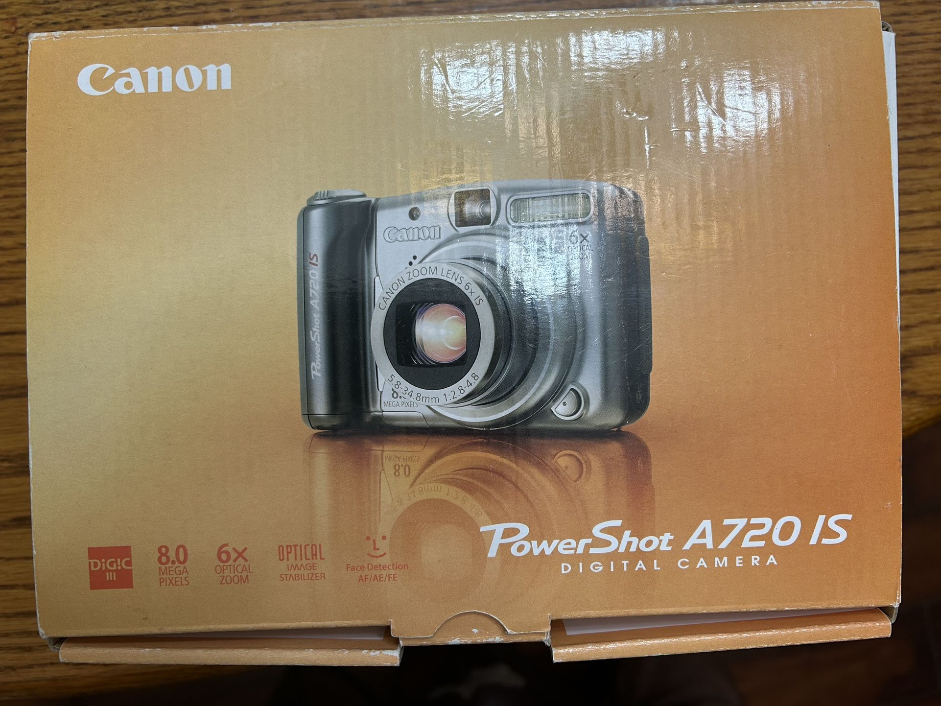 Canon Powershot A720 Digital Camera, Tested, Flash/Auto Focus/Timer