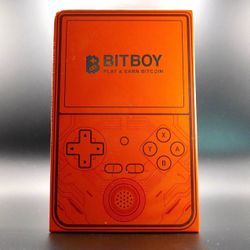 BitBoy One • BTC Orange Special Edition • Handheld Gaming Console & Crypto Miner