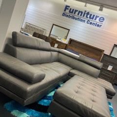 Ibiza Gray Sectional And Ottoman Set Only $699!