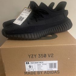 Yeezy Boost 350 V2 Onyx Sz 9.5