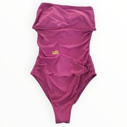Target Brand - Shade & Shore 
Strapless one piece swimsuit in pink