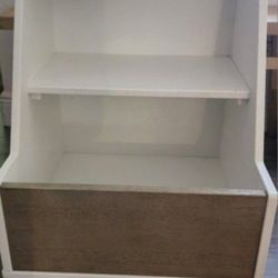 Nightstand Side Table Storage