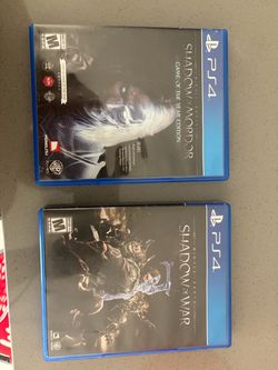 Middle Earth/ Shadow of Mordor/Shadow of War PS4/PS5