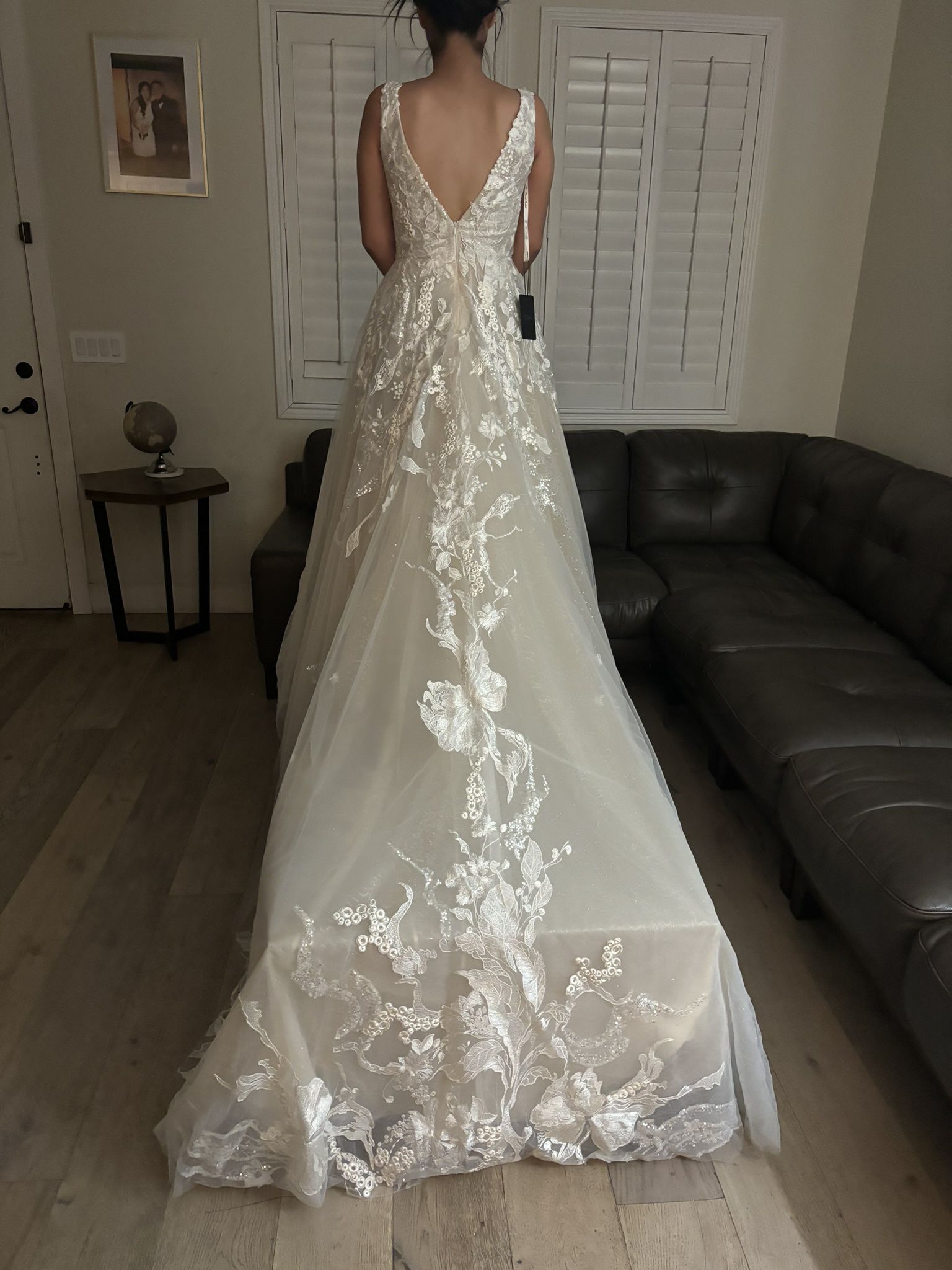Never Used Gorgeous Champagne Wedding Dress 