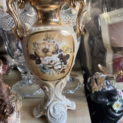 Jarrón Para Flores De Porcelana $ 50.00 