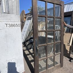 Antique Glass Door 48x82