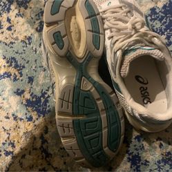 ASICS GEL-1130 White Silver Teal Y2K Runner