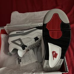 Jordan 4 White Cement 