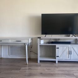 2 in 1 Console And Desk 