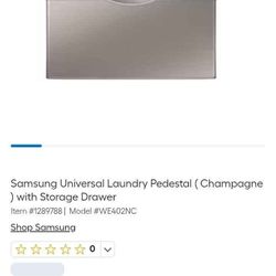 Samsung Universal Laundry Pedestal Brand New