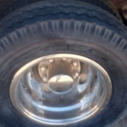 RV Tires Chevy Rims, 16 And A Half.