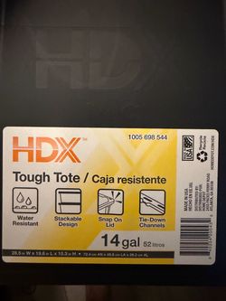 14 Gallon storage totes (x4)