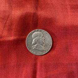 1957 Silver Ben Franklin Half Dollar