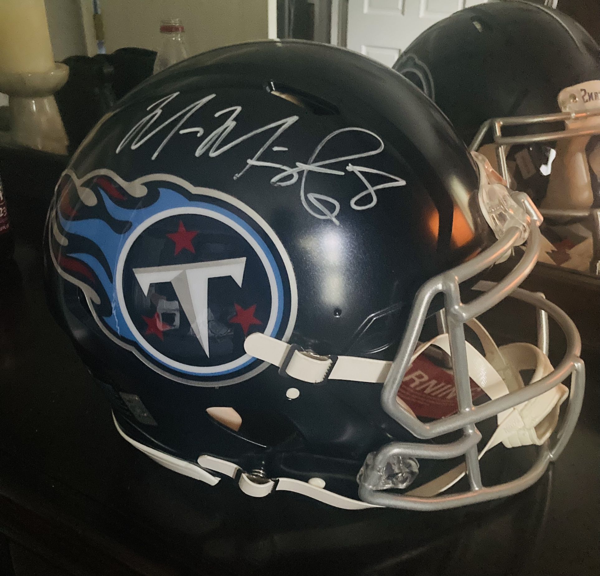 Marcus Mariota Autographed Tennessee Titans Authentic Full Size Helmet