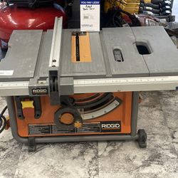 Ridgid Table Saw 