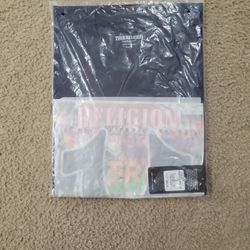 True Religion T Shirt Navy Blue 