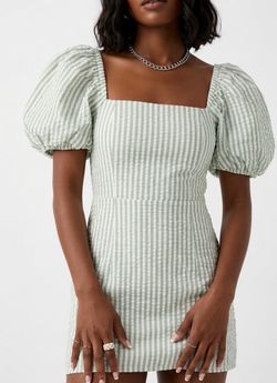 Puffy Sleeve Dress