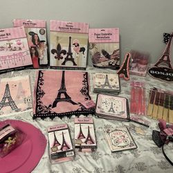 Girls Paris Birthday Decor