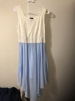Blue & White Dress Size Large