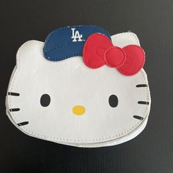 Dodgers  hello Kitty makeup bag