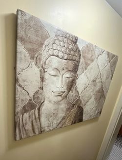 Large size 30”H40”L Buddha canvas art details in photos pickup Gaithersburg md20877