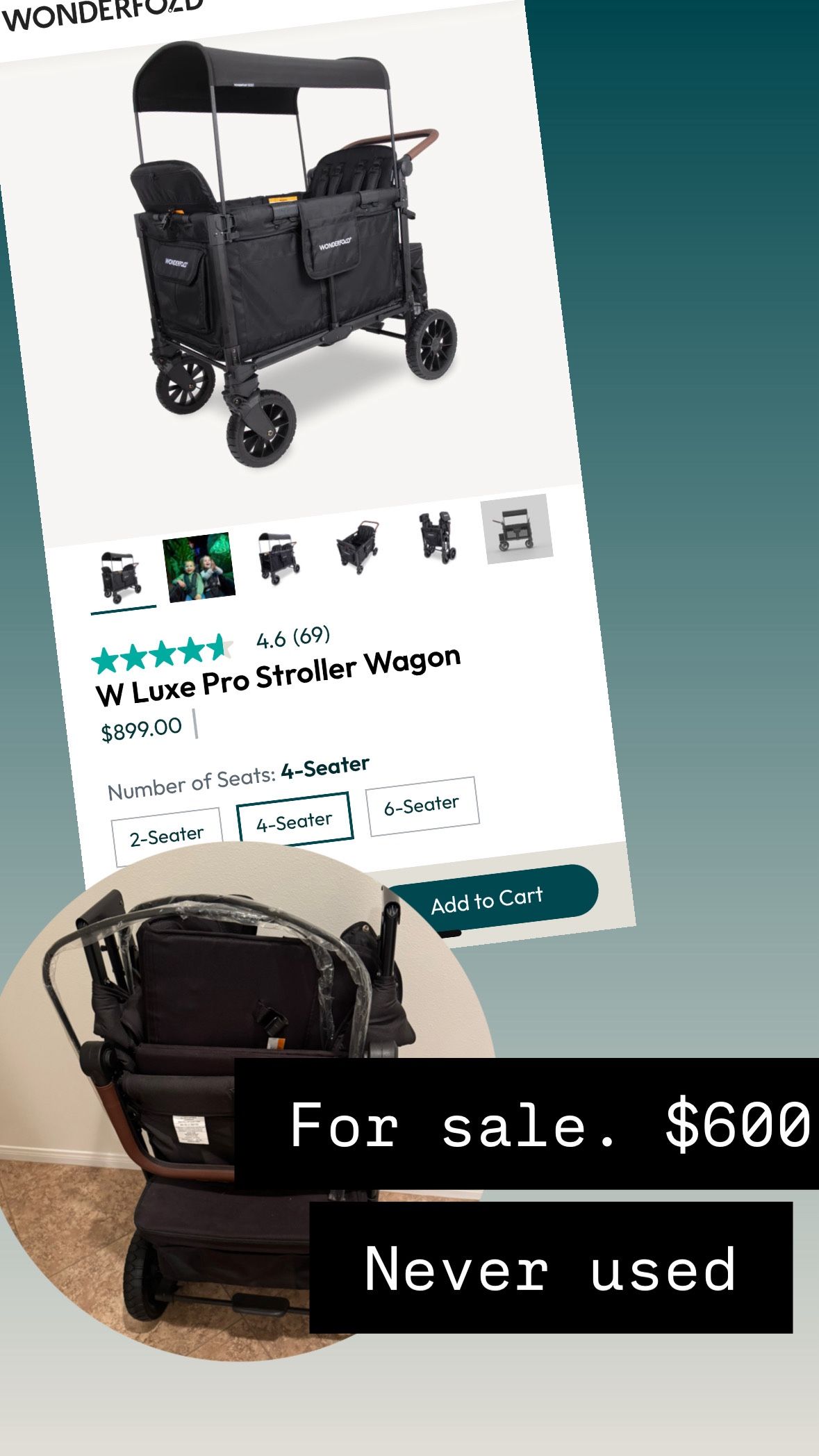 Wonderfold Wagon. New. No Box