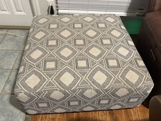 Grey Large Ottoman