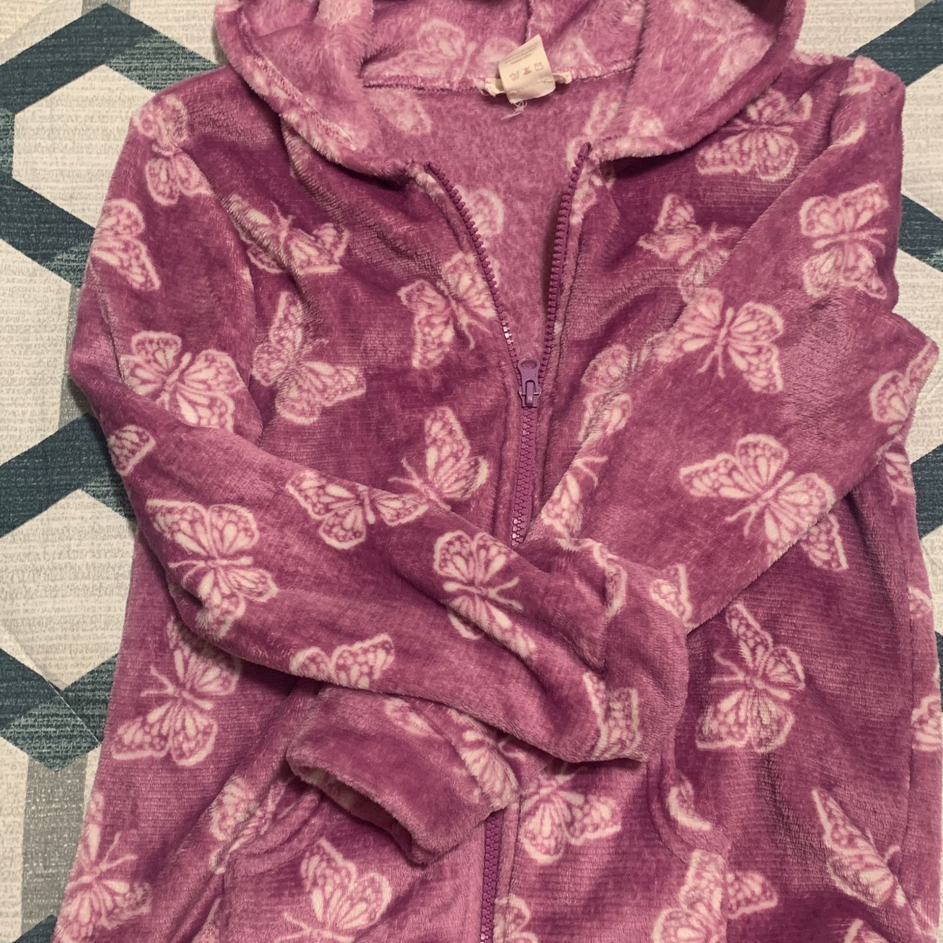 Purple Butterfly, Sweater,