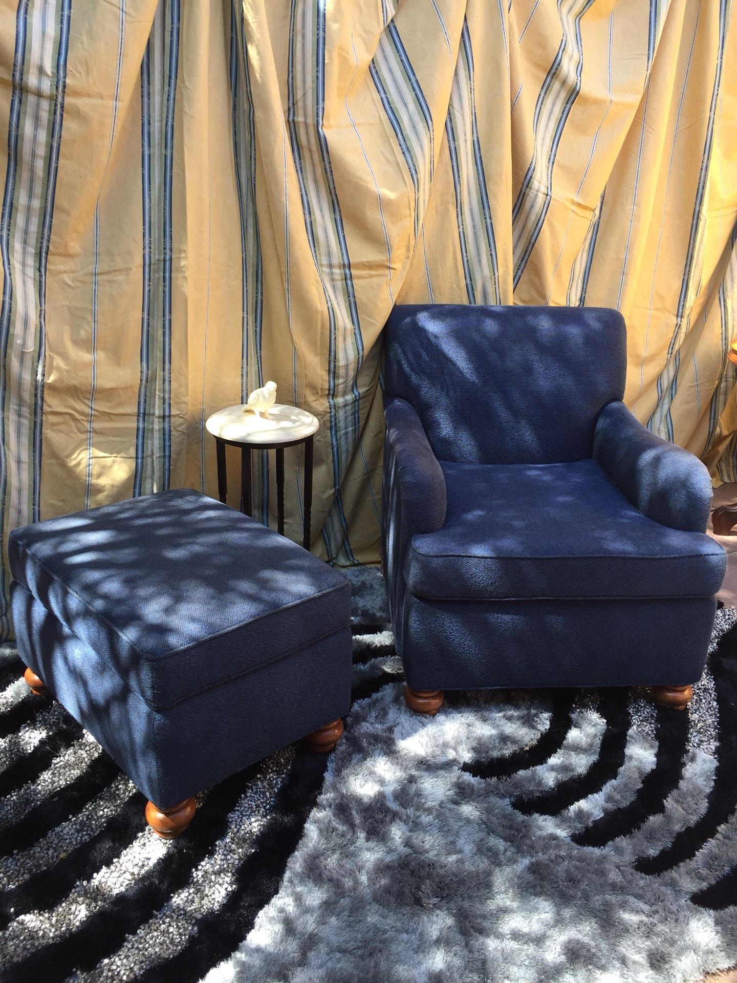 Chair and ottoman good condition