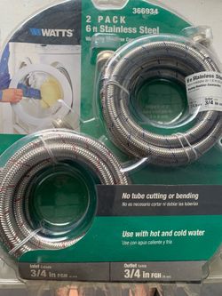 Brand New  Never opened 6 foot hoses in original packaging