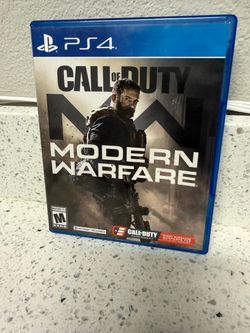 Call of duty modern warfare 2019 ps4 game