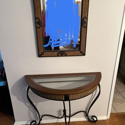 Entry Table And Mirror 