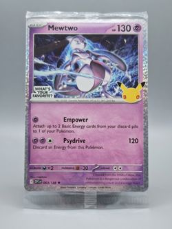 (2) Pokémon 30th Mewtwo Target Family Day Promo – SEALED – 9/27 Exclusive