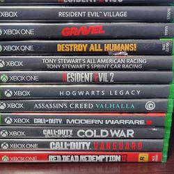 XBOX ONE GAMES, BACKBONE, SERIES 2 CONTROLLER, 2 TB HARD DRIVE 