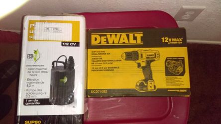 Utility Pump & Drill