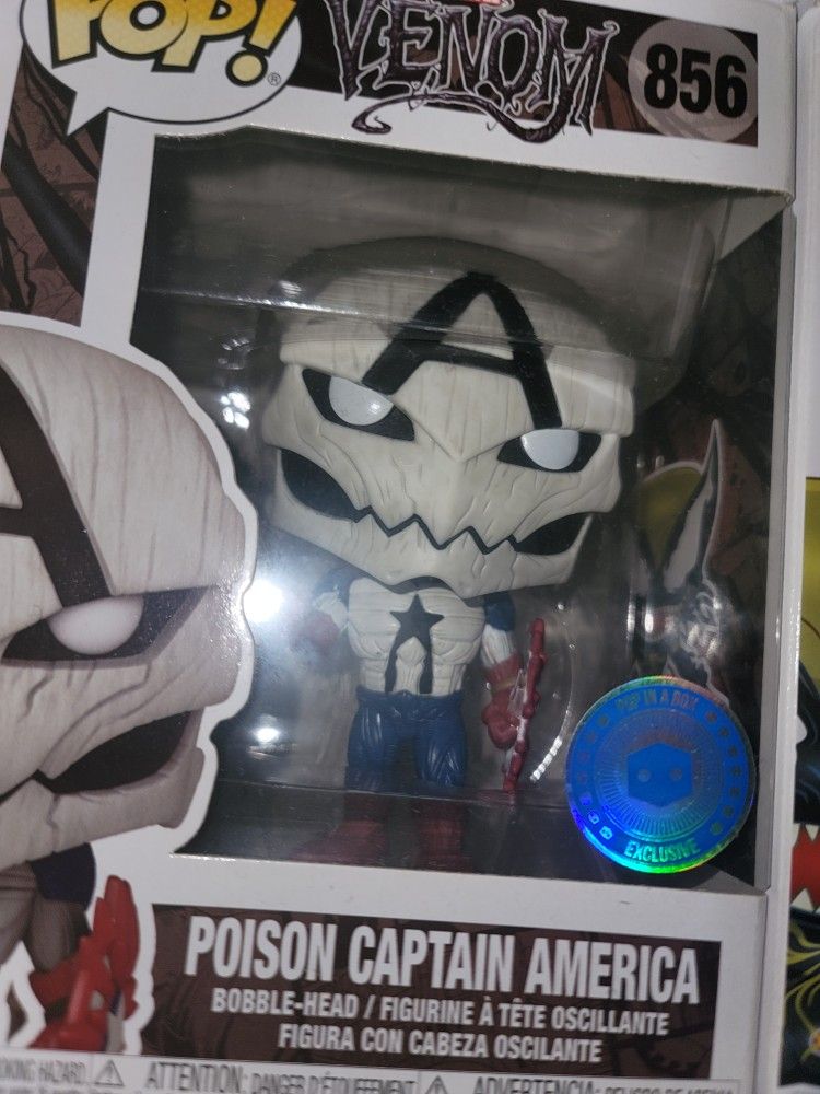 Poison Captain America Funko Pop 856