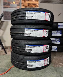 195/70/14 Falken New tires installed and balanced included