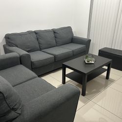Furniture Sofas, Black Table