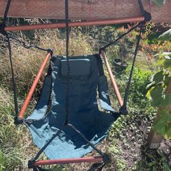 Hanging Deck Chairs With Foot Rest 