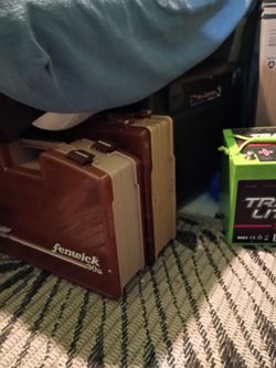 Vintage Tackle boxes.