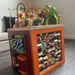 Wooden Activity Cube