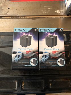 New, REV power pack battery, two x 2 pack