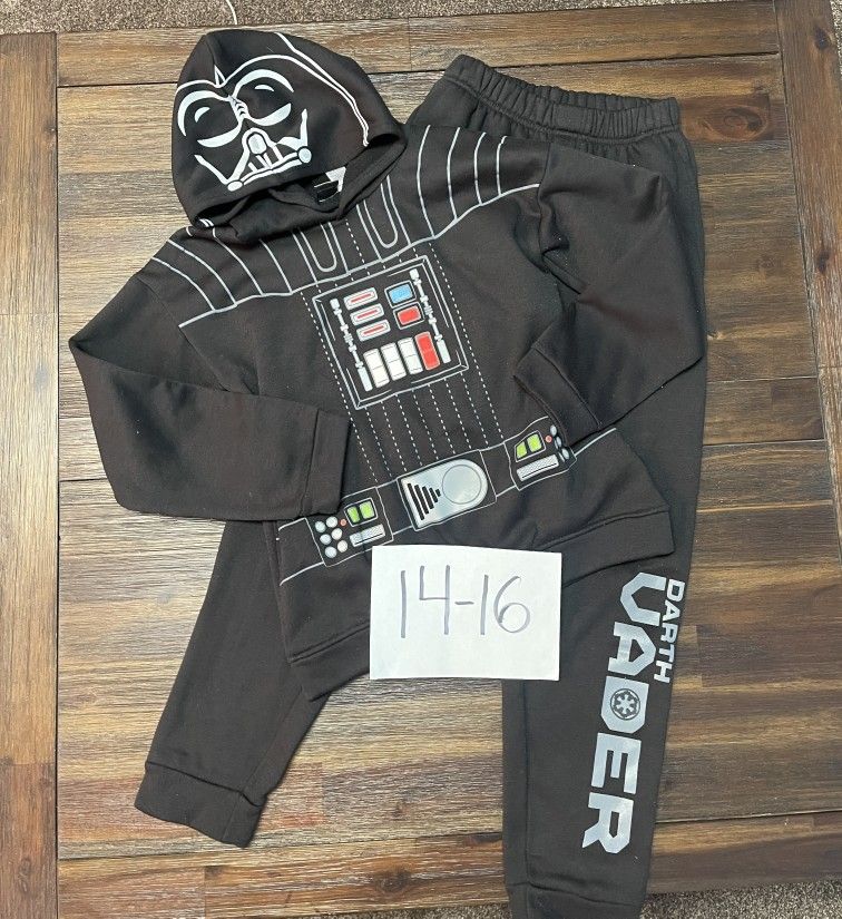 DARTH VADER ( STAR WARS)  PANS SET SIZE 14-16 Halloween Costume